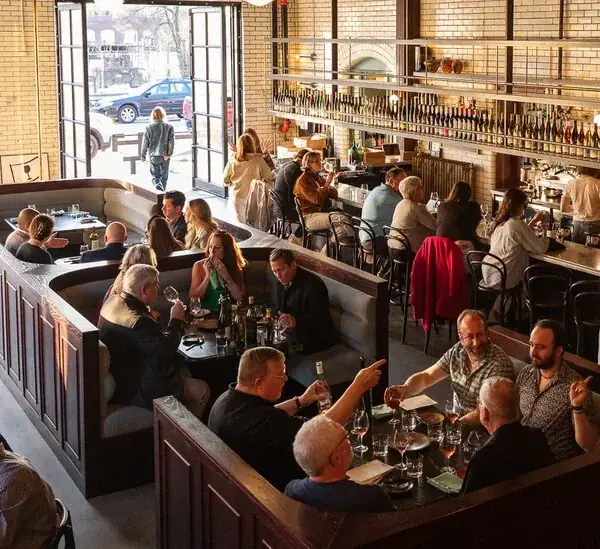 Ladder 4 Wine Bar offers a curated selection of global wines