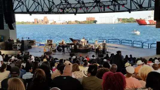 Detroit River Aretha Franklin Amphitheatre