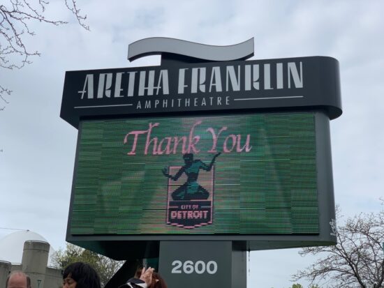 Detroit Amphitheater Aretha Franklin Amphitheatre – Detroit’s Premier Waterfront Concert ...