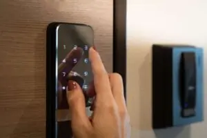 Secure access via keypad