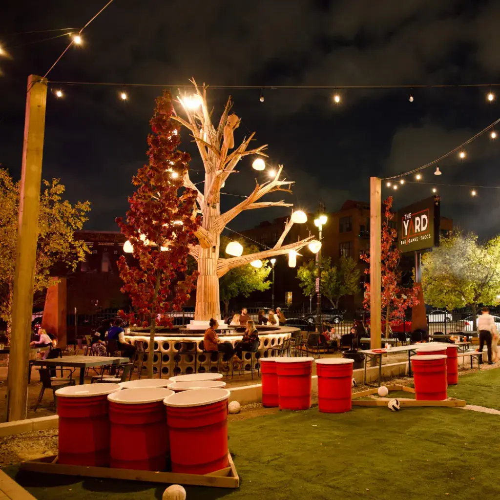 Giant Beer Pong at The Yard Corktown