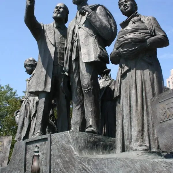 Gateway to Freedom Monument Detroit