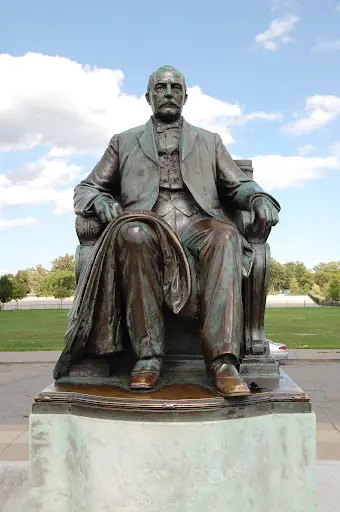 James Scott Statue Detroit Belle Isle