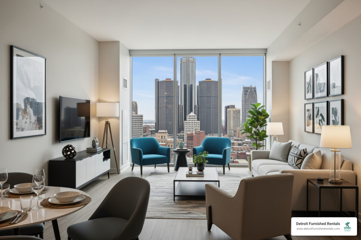 furnished apartments for rent in detroit michigan