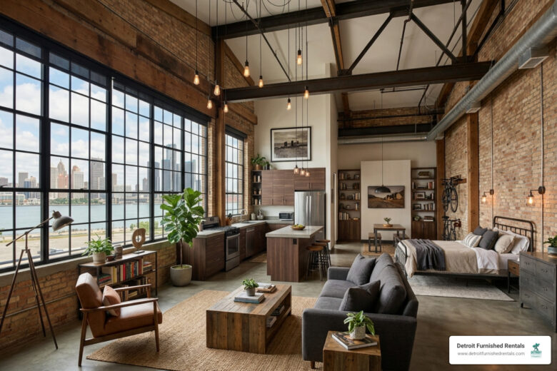 Furnished Downtown Lofts in Detroit