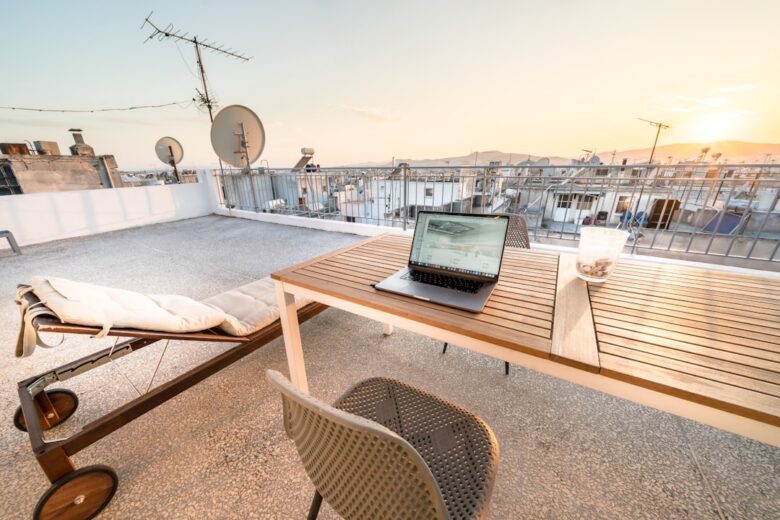 equipped loft for remote work