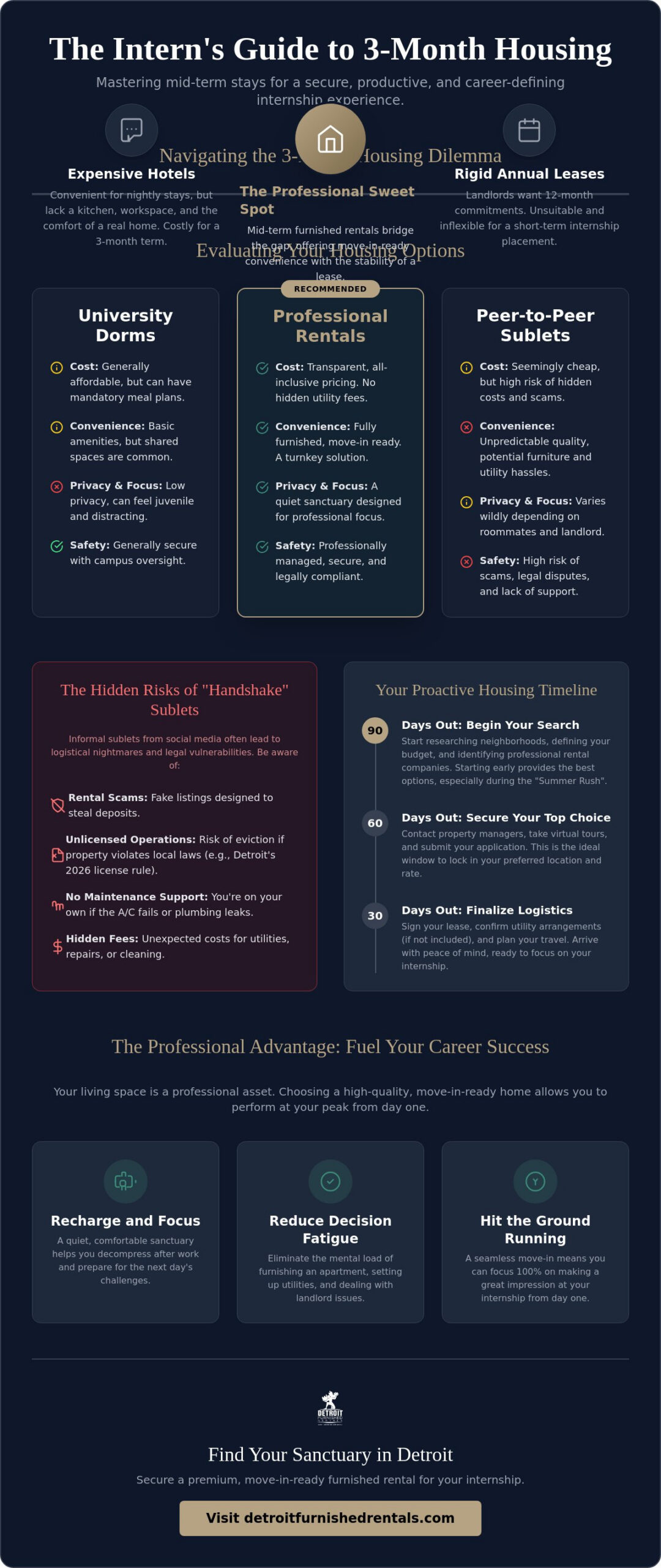 Finding Housing for a 3 Month Internship: The Professional Guide to Mid-Term Stays