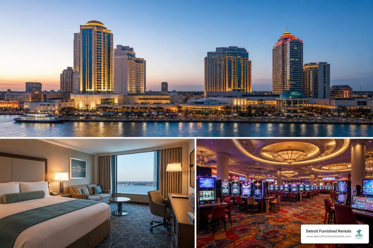 detroit casinos with hotels