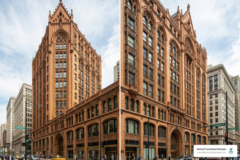 Fisher Building apartments Chicago Loop neo-Gothic exterior luxury historic landmark - Fisher Building apartments