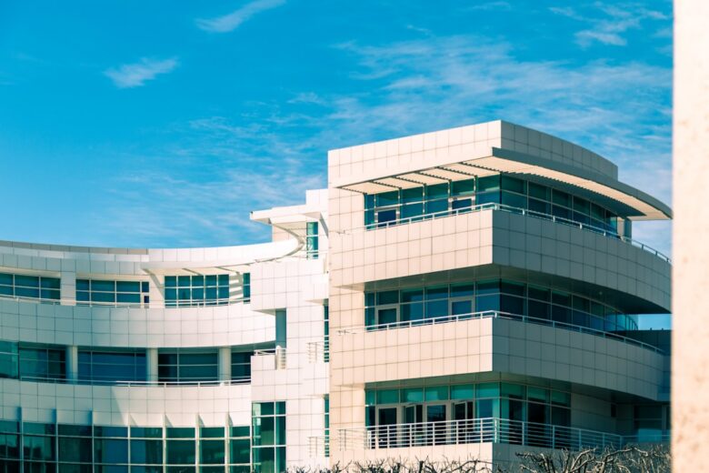 major hospital exterior modern building