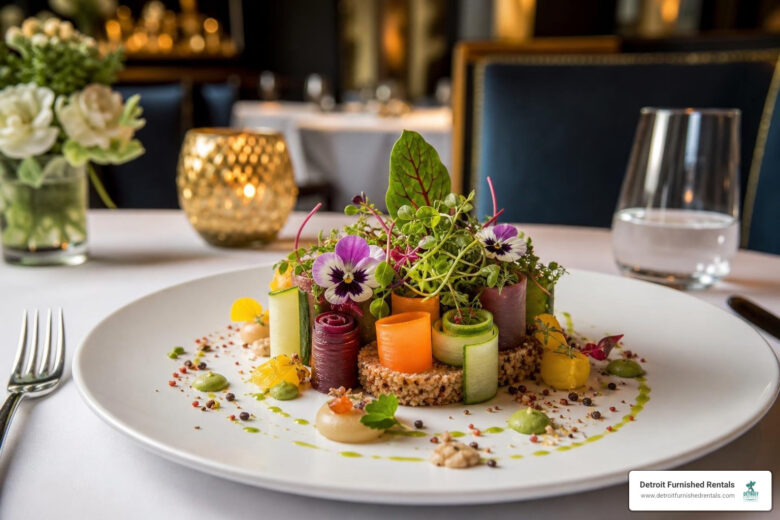 Vegan fine dining Detroit