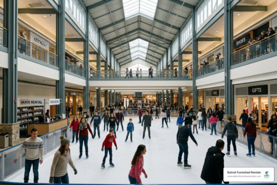 ice skating mall