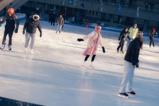 outdoor ice skating rink