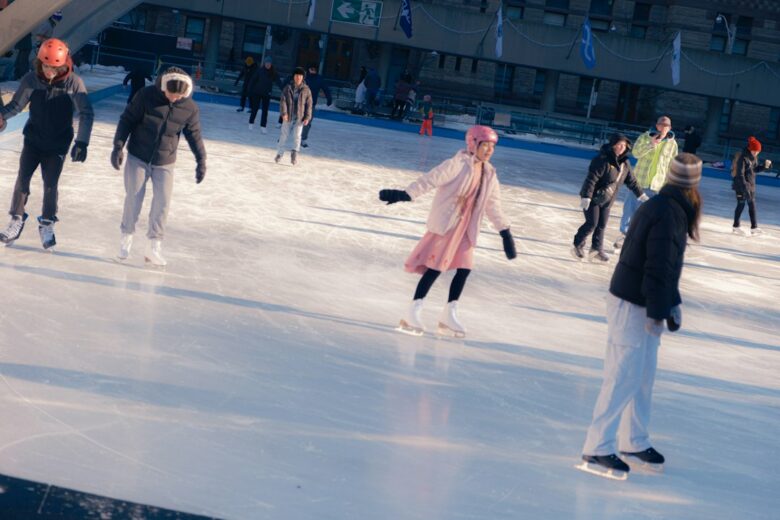 outdoor ice skating rink