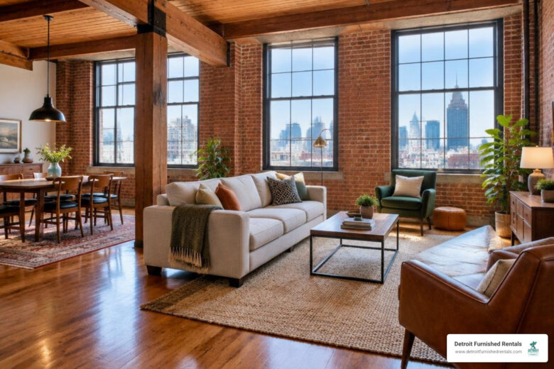 old loft apartment interior